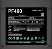 DeepCool 400W PF400 80+ Tápegység
