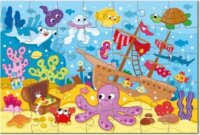 Dodo Toys Tengeri élet - 35 darabos mini puzzle