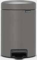 Brabantia New Icon 3 literes pedálos rozsdamentes szemetes - Szürke
