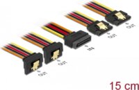 Delock 60150 SATA - 4x SATA tápkábel - 0.15m