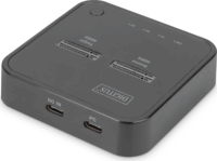 Digitus DA-71545 SSD Dokkoló és klónozó állomás (USB-C - M.2 NVMe)