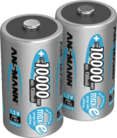 Ansmann 10000mAh NiMh Újratölthető D elem (10db/csomag)