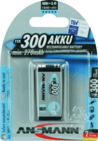 Ansmann maxE Ni-MH 300mAh 9V Újratölthető blokkelem (6db/csomag)