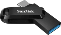 SanDisk 64GB Ultra Dual Drive Go USB 3.0/Type-C Pendrive - Fekete