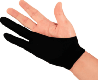 XP-Pen AC08 Rajzkesztyű - Fekete (L-méret)