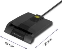 Qoltec SCR-0634 USB-C ID card kártyaolvasó
