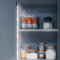 Ansmann Beltéri LED szalag mozgás- és szürkületérzékelővel 2m - Meleg fehér