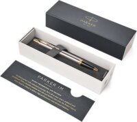 Parker Royal IM Nyomógombos arany klipszes golyóstoll - 0.7mm / Kék