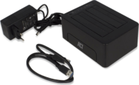 ACT AC1504 2,5" and 3,5" SATA dual hard drive docking station, USB 3.2 Gen1
