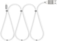 Delight 55446I-WH USB-A apa 2.0 - Lightning apa iPhone töltőkábel - Fehér (1.2m)