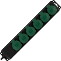 REV 0512469555 250V Elosztó 6 aljzatos 1.4m - Fekete