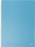 Esselte Colour'Breeze 80 lapos A4 kockás spirálfüzet - Kék