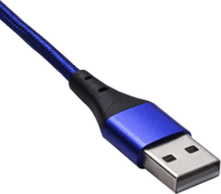 Akyga AK-USB-42 USB-A apa - mágneses USB-C apa Adat és töltő kábel - Kék (1m)