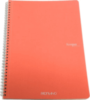 Fabriano Ecoqua 70 lapos A4 kockás spirálfüzet - Piros