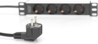 Digitus DN-95418 250V Elosztó 4 aljzatos 2m - Fekete