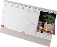 Realsystem Meditáció 320 x 155mm 2023 Asztali naptár - Mintás