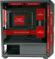 LC-Power 712MB Polynom_X Számítógépház - Fekete