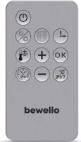 Bewello BW2026 Elektromos Fali Hősugárzó távirányítóval 2000W - Fehér