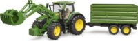 Bruder John Deere 7R 350 traktor pótkocsival (1:16) - Zöld