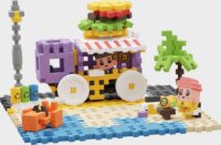 Marionex Waffle Mini Food Truck 148 darabos építőjáték készlet