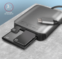 Axagon CRE-S3C USB-C 3.2 Külső kártyaolvasó