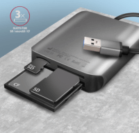 Axagon CRE-S3 USB-A 3.2 Külső kártyaolvasó