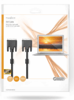 Nedis CCGP32001BK30 DVI-D - DVI-D kábel 3m - Fekete