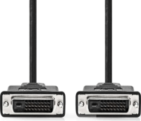 Nedis CCGP32001BK30 DVI-D - DVI-D kábel 3m - Fekete