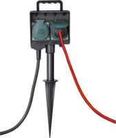 Brennenstuhl 1154440 230V Elosztó 4 aljzatos 1.4m - Fekete