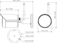 Dahua IPC-HFW1230DS-SAW IP Bullet Kamera