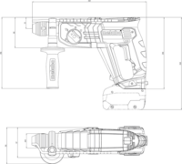 Metabo KH 18 LTX 24 Akkumulátoros fúró-vésőkalapács (Akku és töltő nélkül)