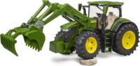 Bruder John Deere 7R 350 Traktor elülső rakodóval (1:16) - Zöld