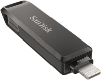 SanDisk 256GB iXpand Flash Drive Luxe USB 3.1 Pendrive - Fekete