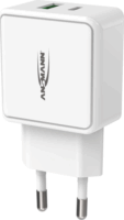 Ansmann Home Charger HC218PD Hálózati USB-A / USB-C töltő adapter - Fehér (20W)