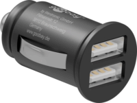 Goobay 44177 Autós USB-A töltő - Fekete (5V / 2.4A)