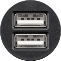 Goobay 44177 Autós USB-A töltő - Fekete (5V / 2.4A)