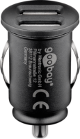 Goobay 44177 Autós USB-A töltő - Fekete (5V / 2.4A)