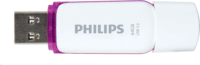 Philips 64GB Snow Edition USB 3.0 Pendrive - Fehér /Lila