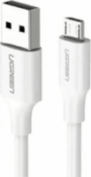 Ugreen US289 USB-A apa - Micro USB-B apa 2.0 Adat és töltőkábel - Fehér (1.5m)