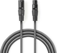 Nedis XLR - XLR kábel 20m (XLR apa - XLR anya)