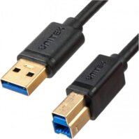 Unitek C14095BK USB-A apa - USB-B apa 3.0 Nyomtató kábel - Fekete (2m)