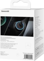 Baseus Golden Contactor Pro Dual Quick Charger Autós USB-C töltő - Sötétszürkek (40W)