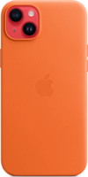 Apple MagSafe-rögzítésű iPhone 14 Plus Gyári Bőrtok - Narancs