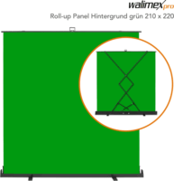 Walimex pro Roll-up 210x220cm Fotós háttér - Zöld