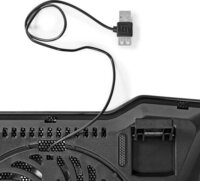 Nedis NBCR101BK 17" Laptop hűtőpad - Fekete