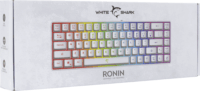 White Shark Ronin Vezetékes Gaming Billentyűzet - Angol (US) - Fehér