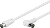 Goobay 67360 Koax antenna kábel 2.5m - Fehér