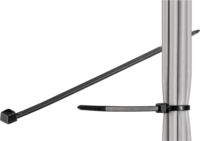 Goobay 17069 kábel kötegelő 200 x 2,5mm - Fekete (100db/csomag)
