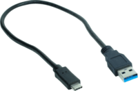 Inter-Tech K-1685 M.2 USB 3.2 Külső SSD ház - Fekete