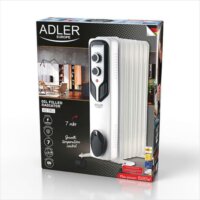Adler AD 7815 Elektromos Olajradiátor 7 tagos 1500W - Fehér